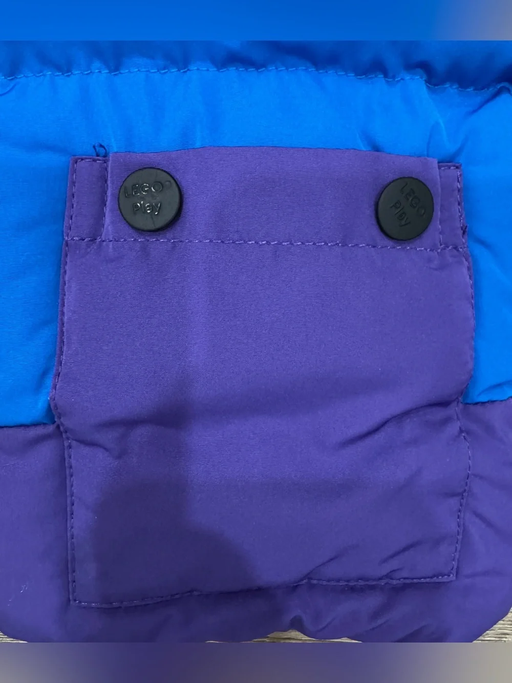 Lego Purple & Blue Colorblock Jacket with Removable Sleeves Vest by Target